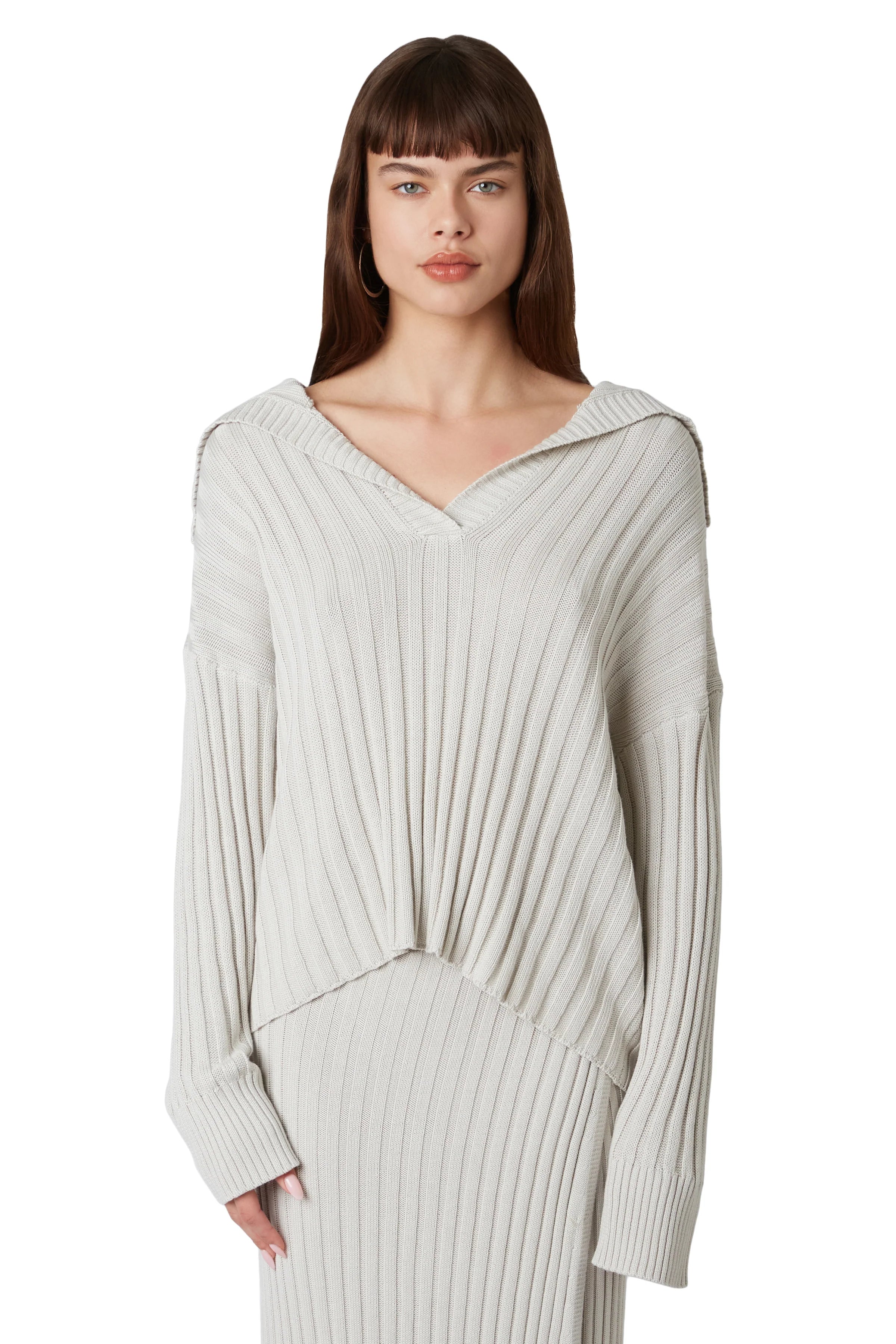 women's one-shoulder tops -Farrah Sweater