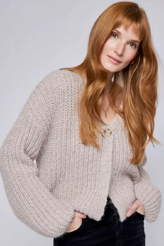 women's v-neck tops -Ilene Cardigan