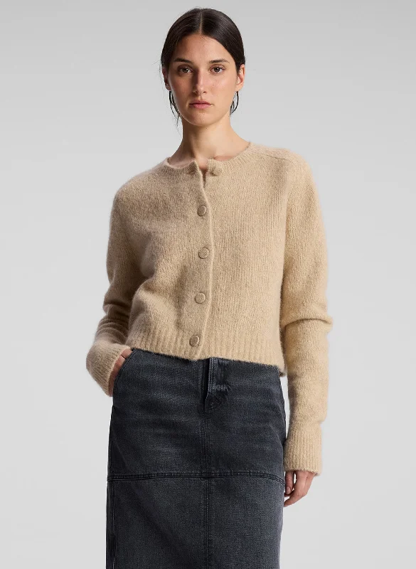 women's knitted tops -Lainie Alpaca Cardigan