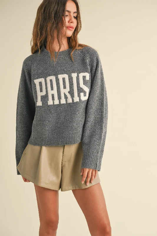 women's wrap tops -Paris Sweater