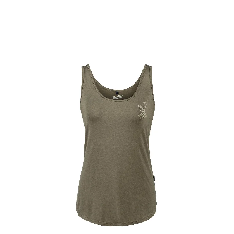 trendy tunic tops for women -Signature Hunters Singlet Womens