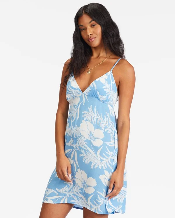 women's textured dresses -Billabong Just Add Sun Dress