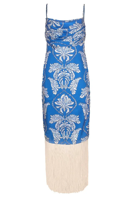 trendy midi dresses for women -Mar Caribe Dress