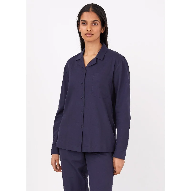 stylish dresses for women -Pyjama Shirt | Women | Navy9